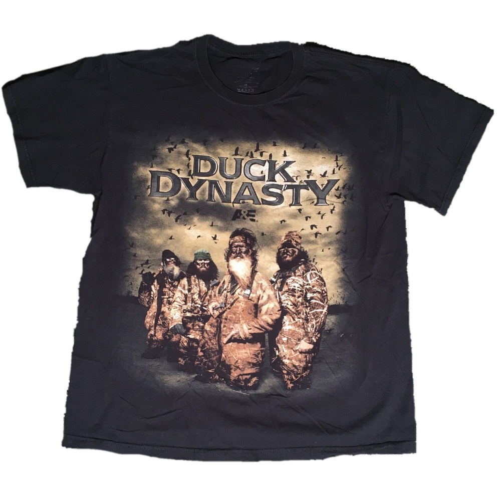 Vintage Duck Dynasty A&E Black Tee
